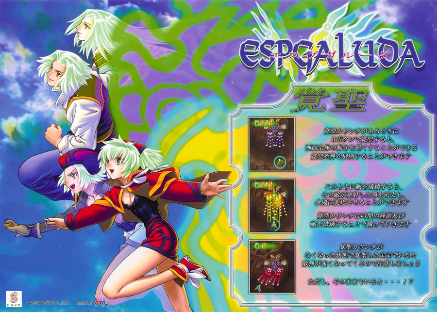 アーケードゲーム基板 CAVE ESPGALUDA エスプガルーダ - ゲーム
